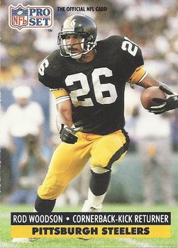 Rod Woodson Pittsburgh Steelers 1991 Pro set NFL #278